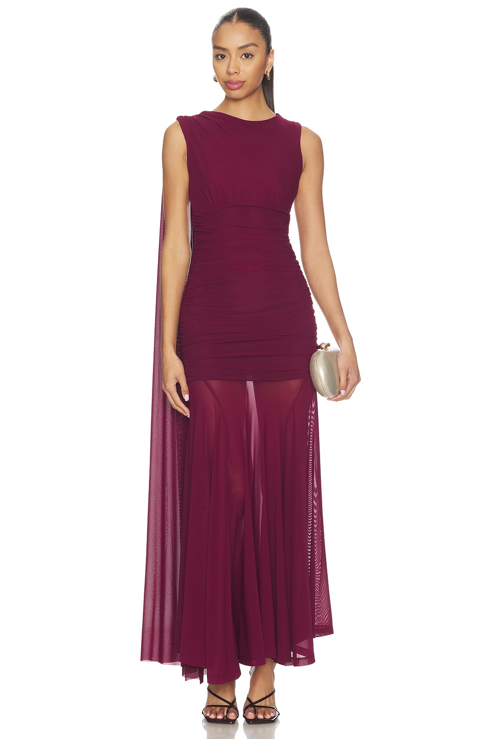 Alverie Mesh Maxi Dress