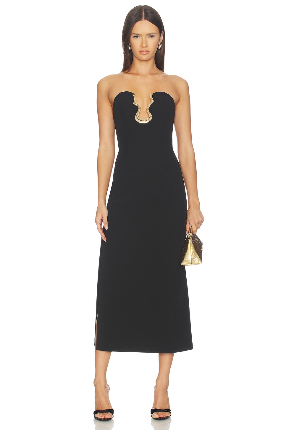 Paltrow Strapless Midi Dress