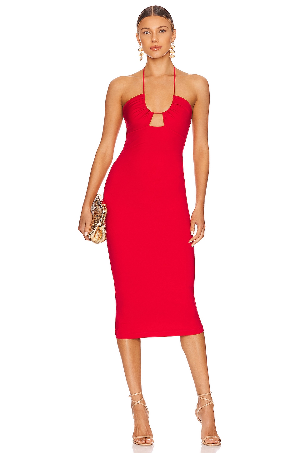 bardot halter dress