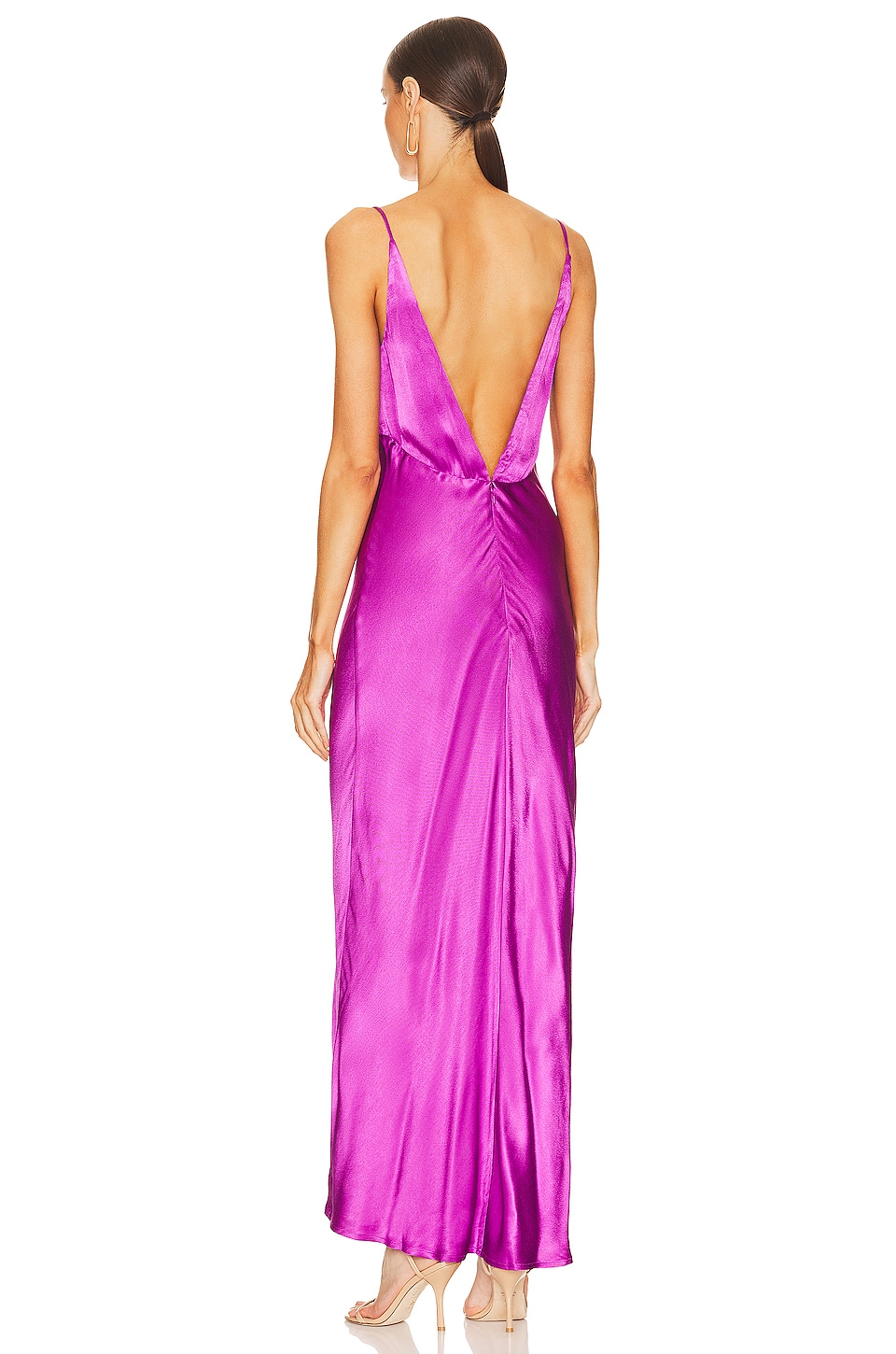 Bardot x REVOLVE Wintour Midi Slip Dress in Purple Gold REVOLVE