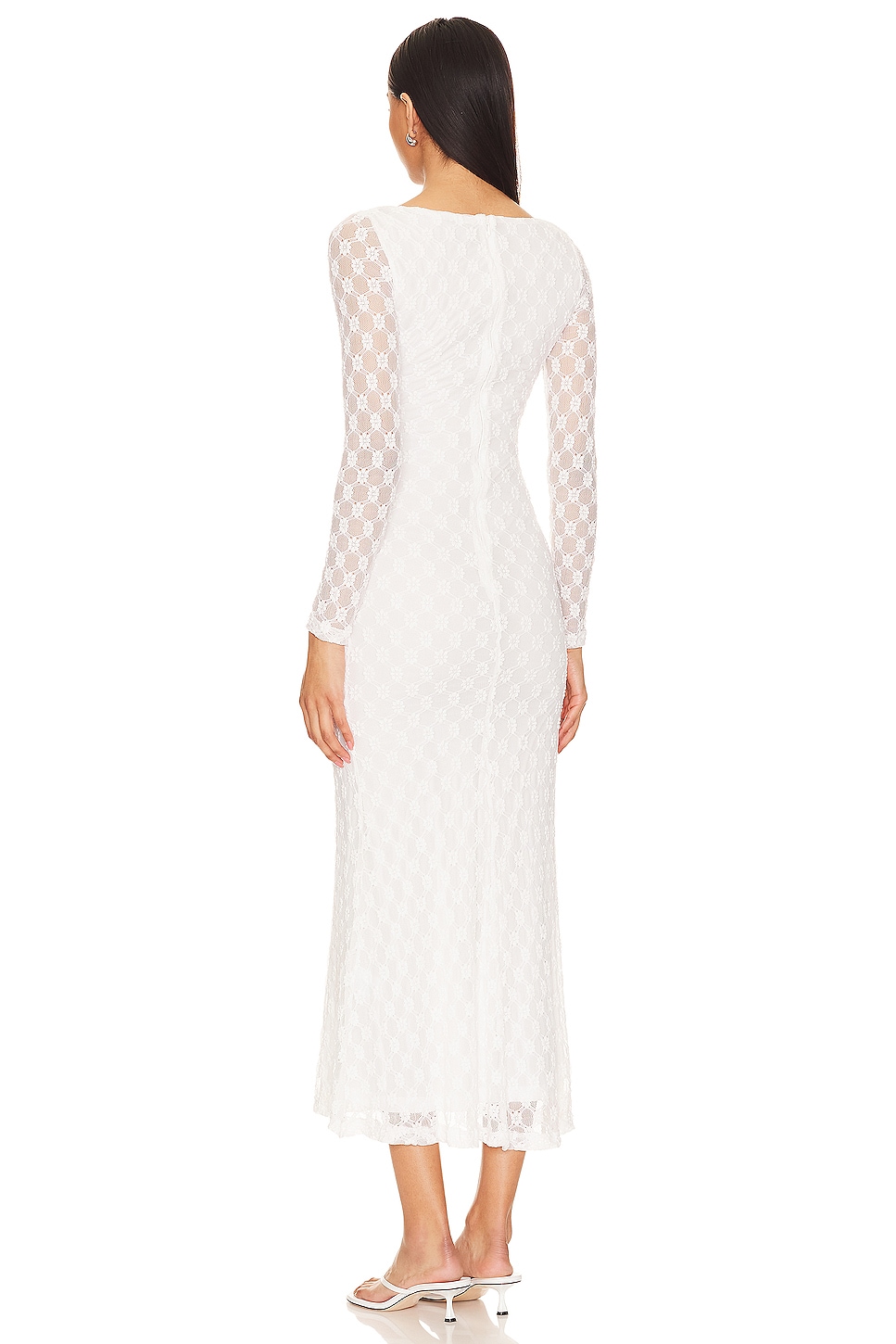 Bardot Adoni Midi Dress in White | REVOLVE