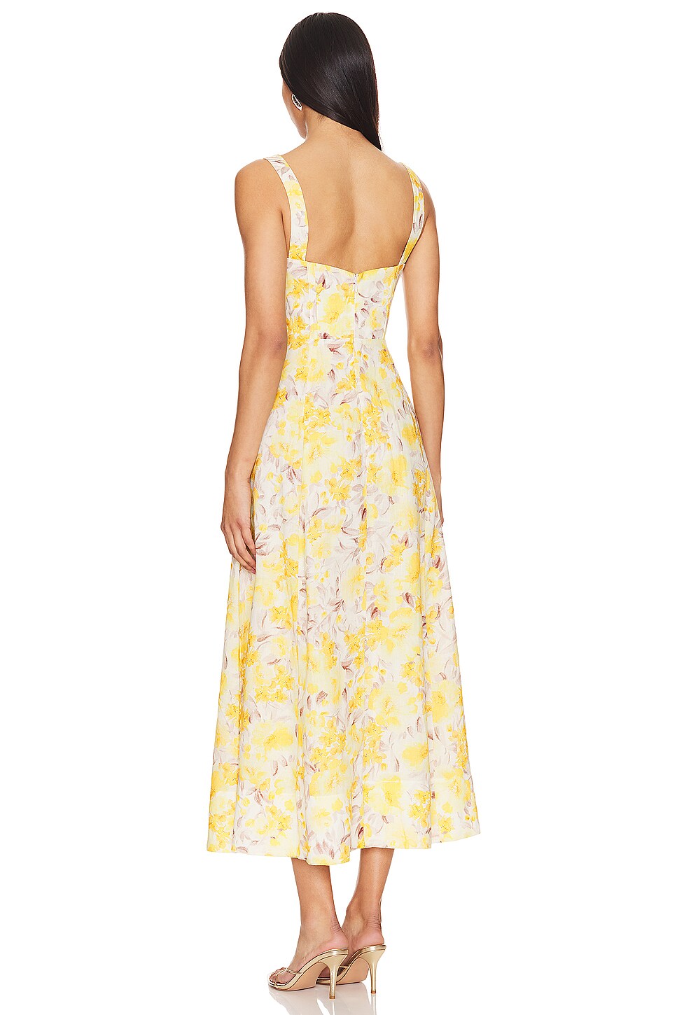 Lilah Corset Midi Dress
