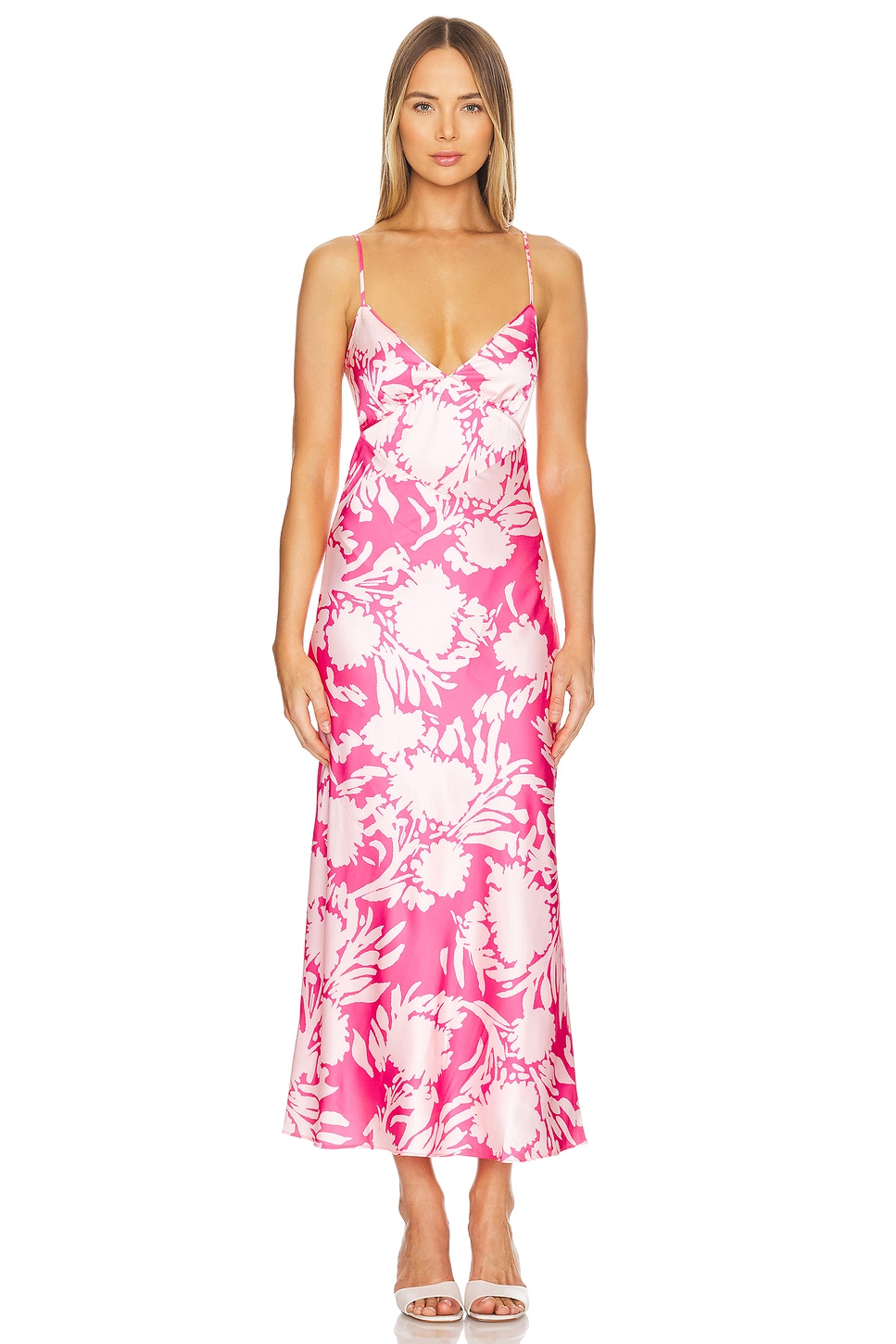 Bardot Malinda Slip Dress in Pink Abstract | REVOLVE