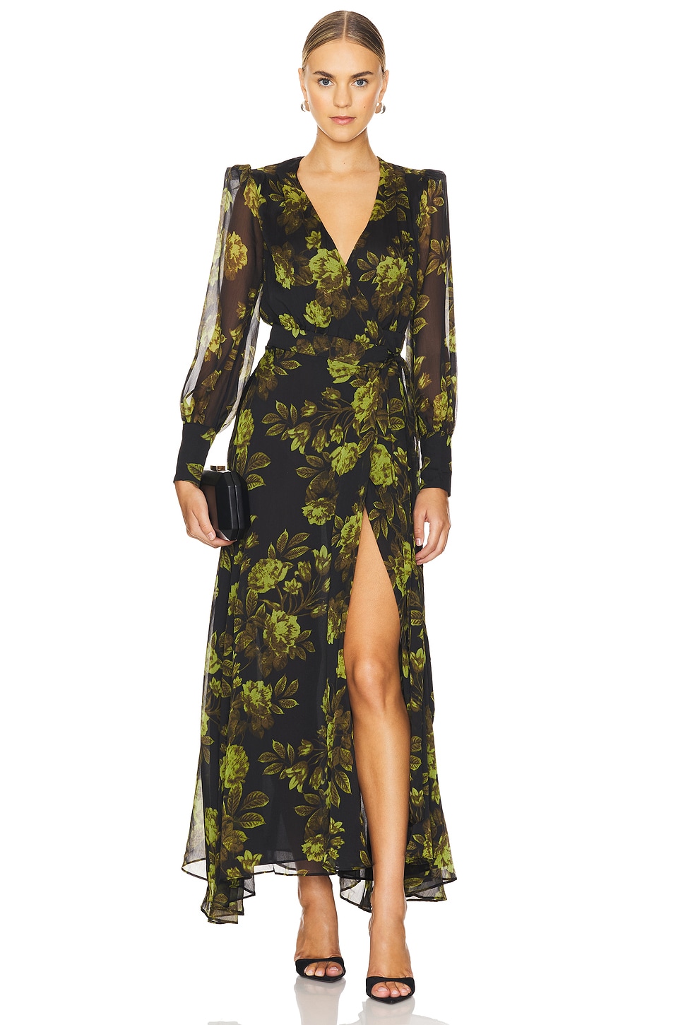 Bardot wrap dress deals