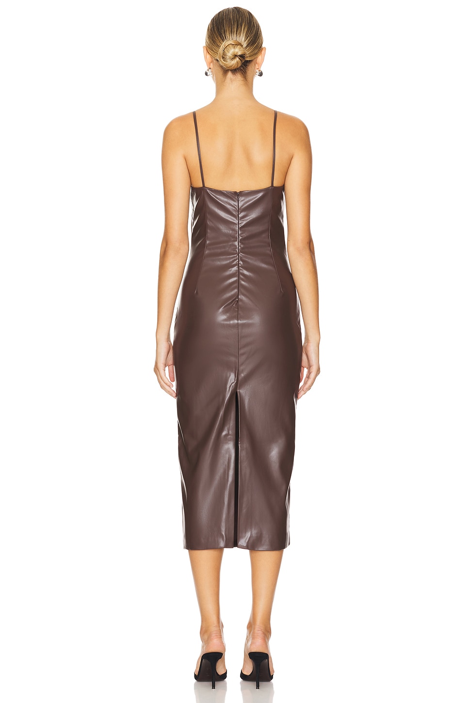 Helena Faux Leather Dress