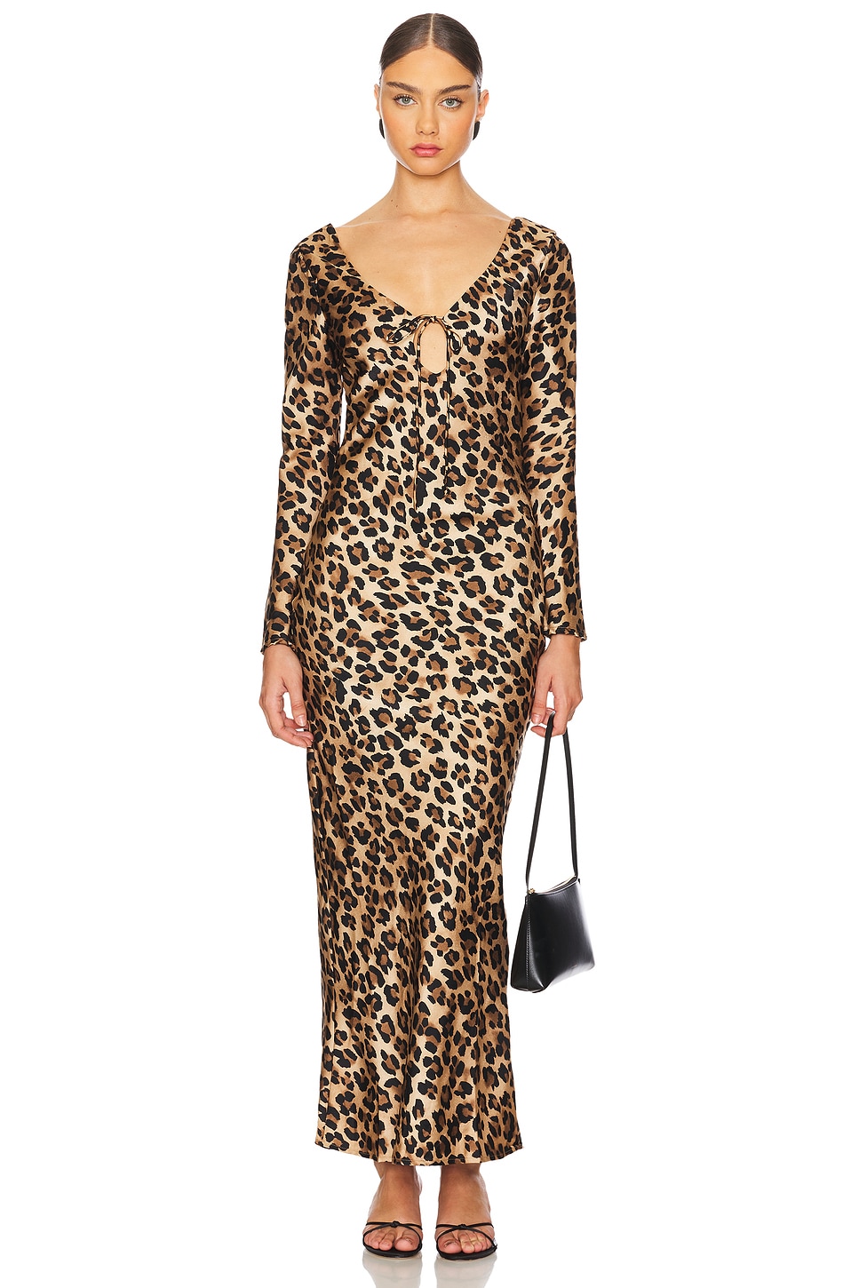 Bardot Pleated Leopard Print Shimmer selling Dress