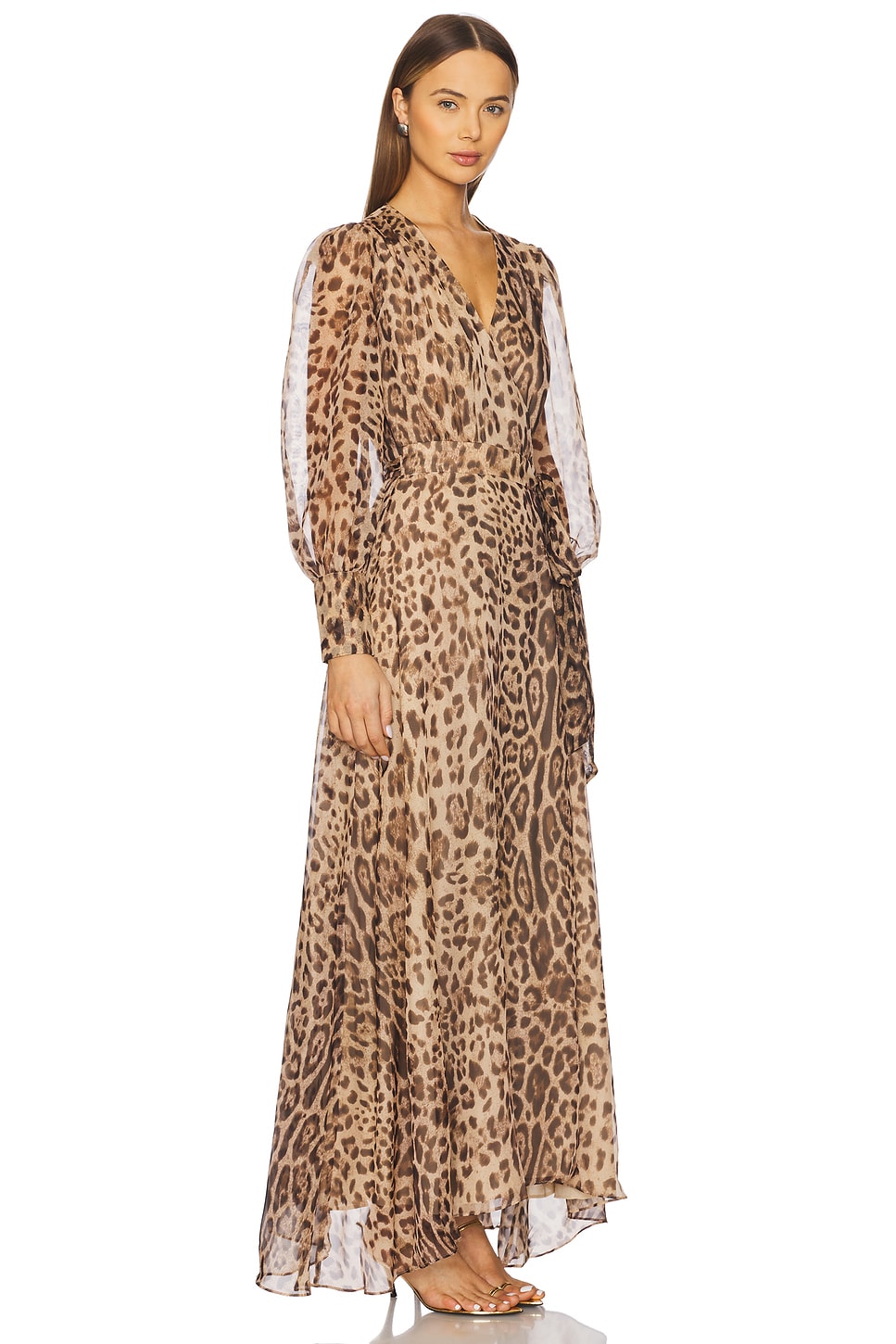 BARDOT Lucianna Maxi Wrap Dress