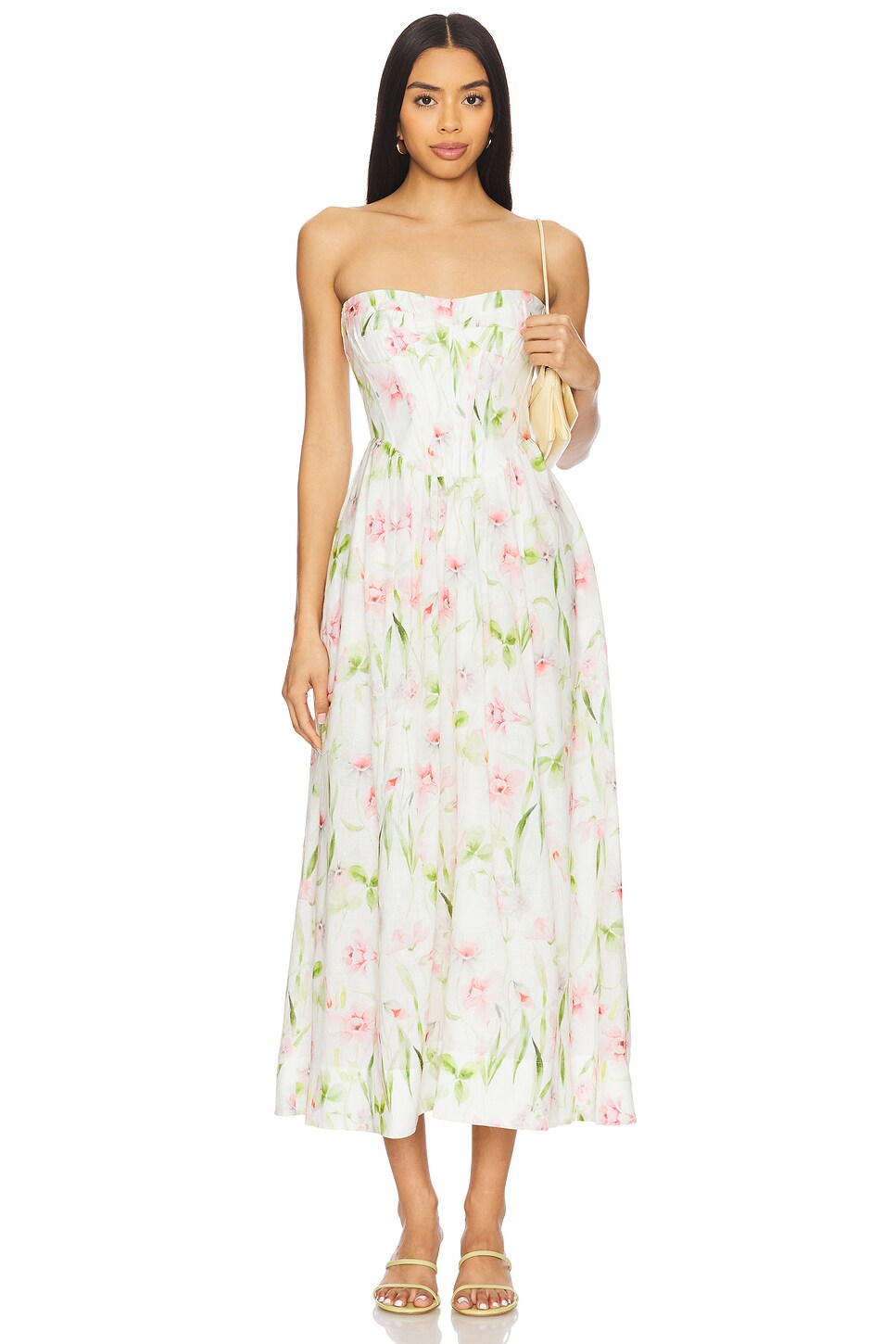 thumbnail image 2 of BB Dakota Revolve 'Last Summer' Yellow Floral Mini Dress – NEW With Tags (Size 0,2,4,6) 2 of 6