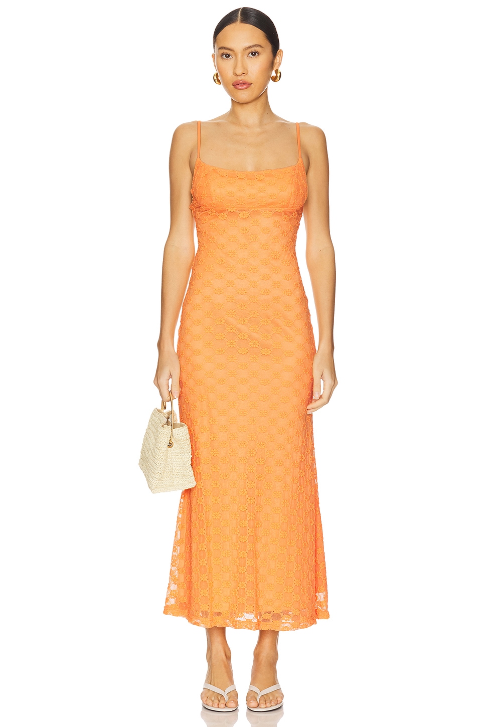 Adoni Mesh Midi Dress