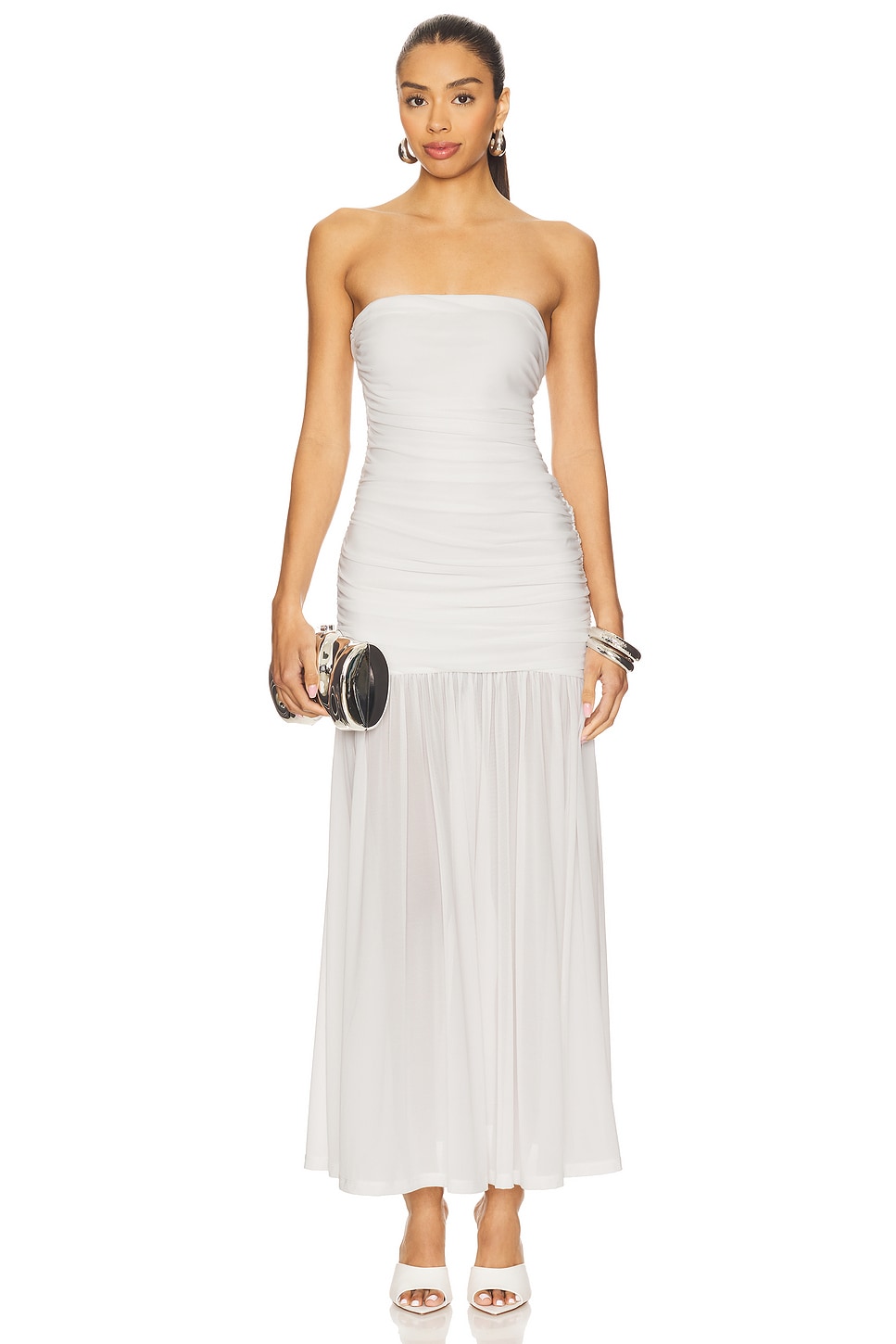 Solana Mesh Maxi Dress