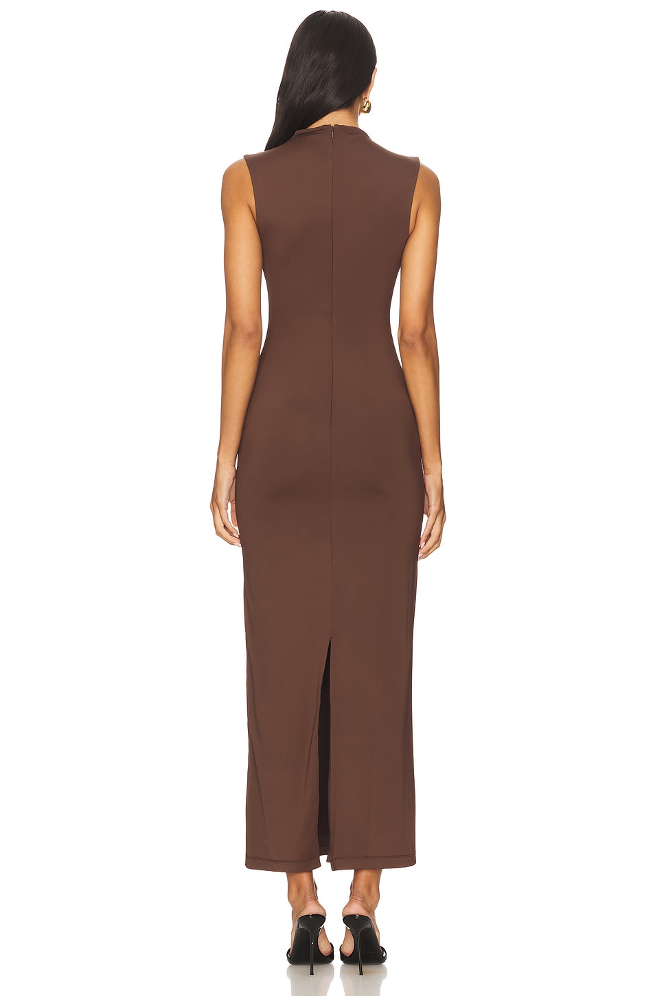 Veneda High Neck Maxi Dress