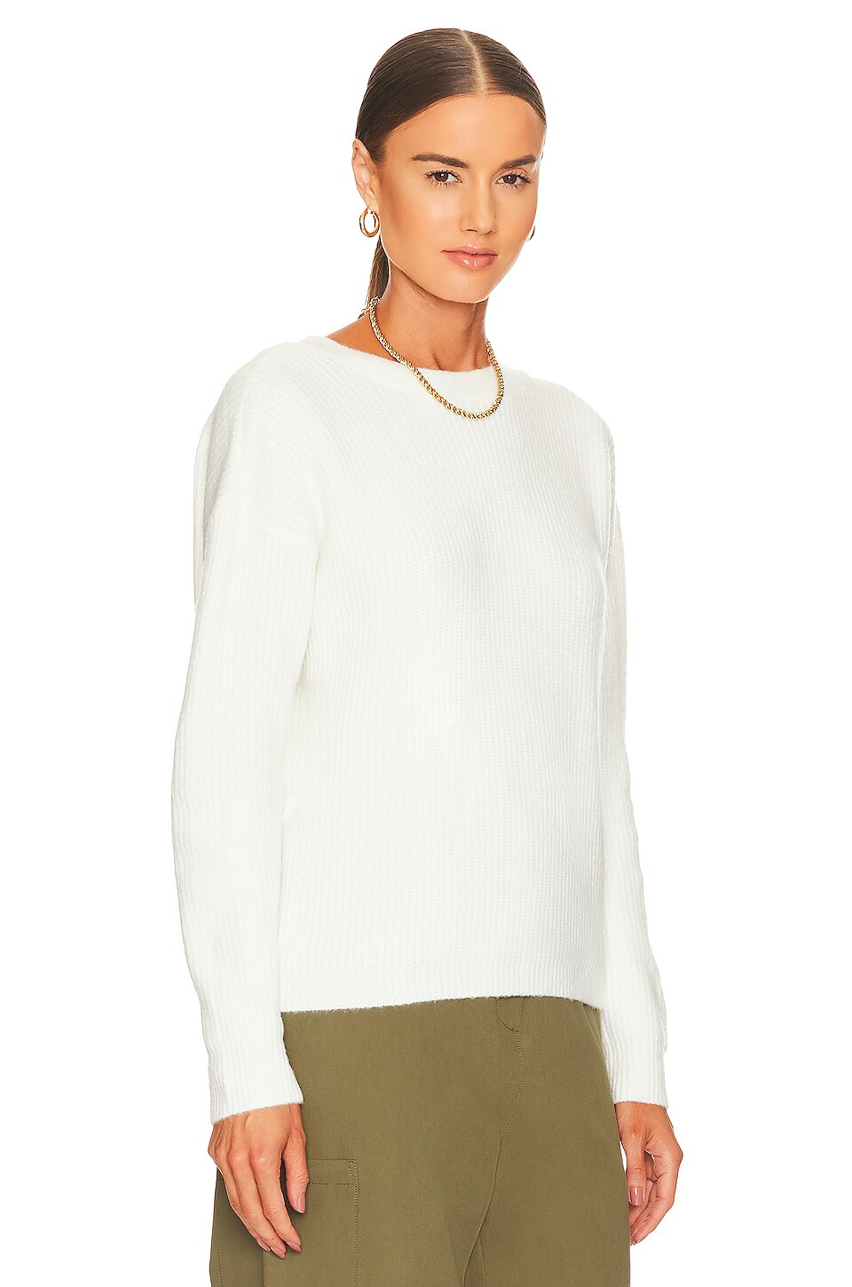 Bardot The Cross Back Knit in Ivory