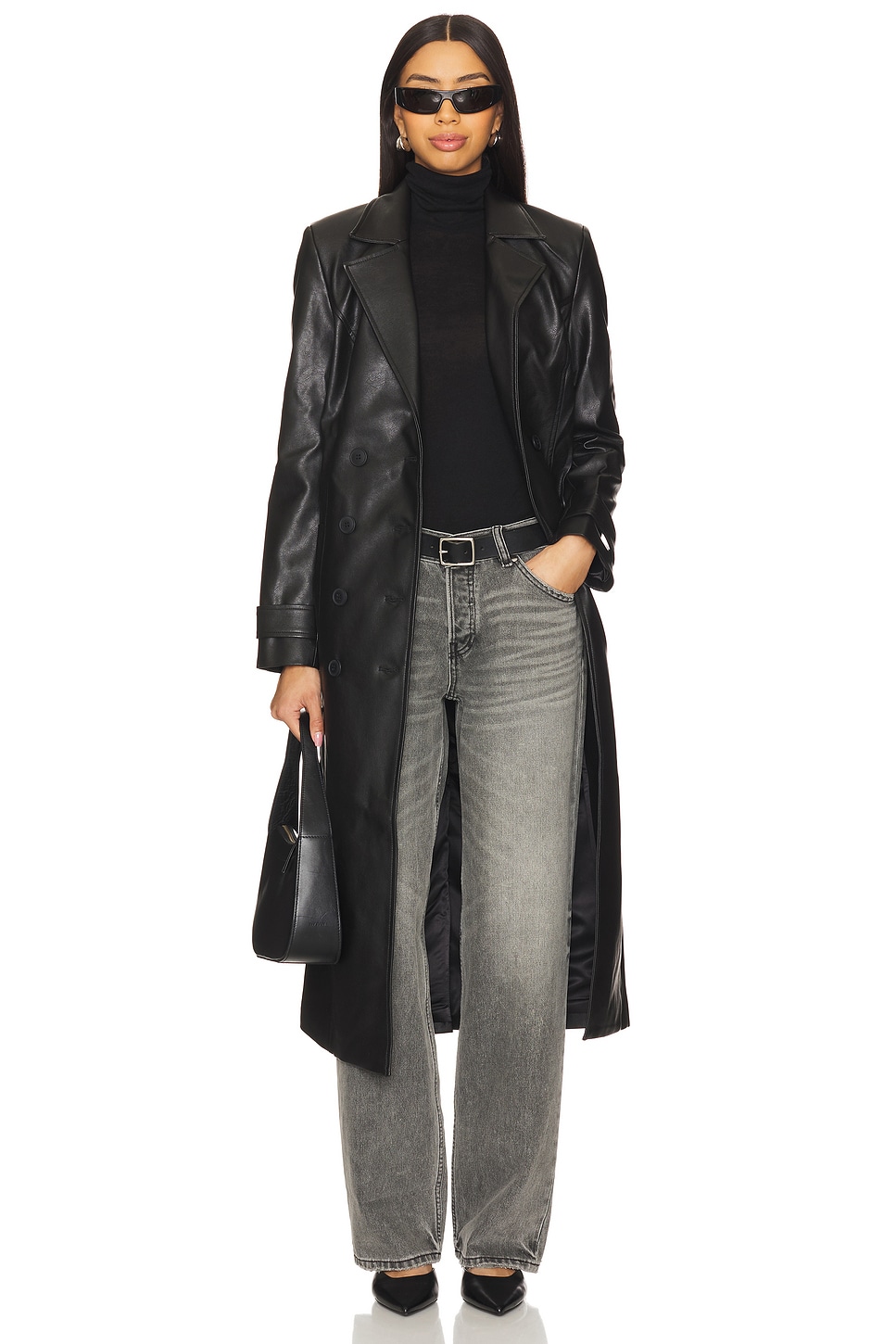 na.e レザートレンチコート　Leather trenchcoat na.e レザートレンチコート Leather trenchcoat 2024年春の