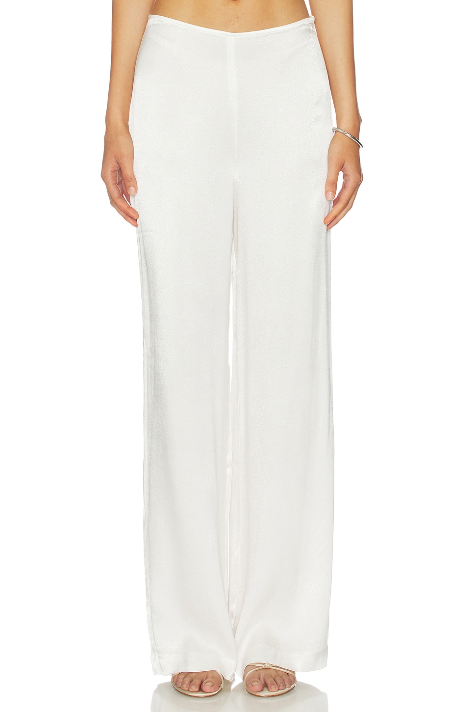 Devin Mid Rise Satin Pant - thumbnail 9