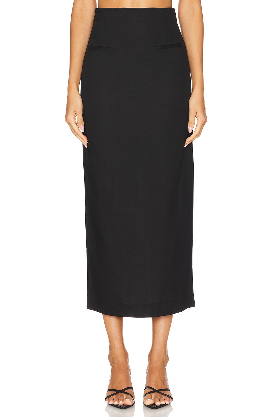 Bardot Rhee Midi Skirt in Black | REVOLVE