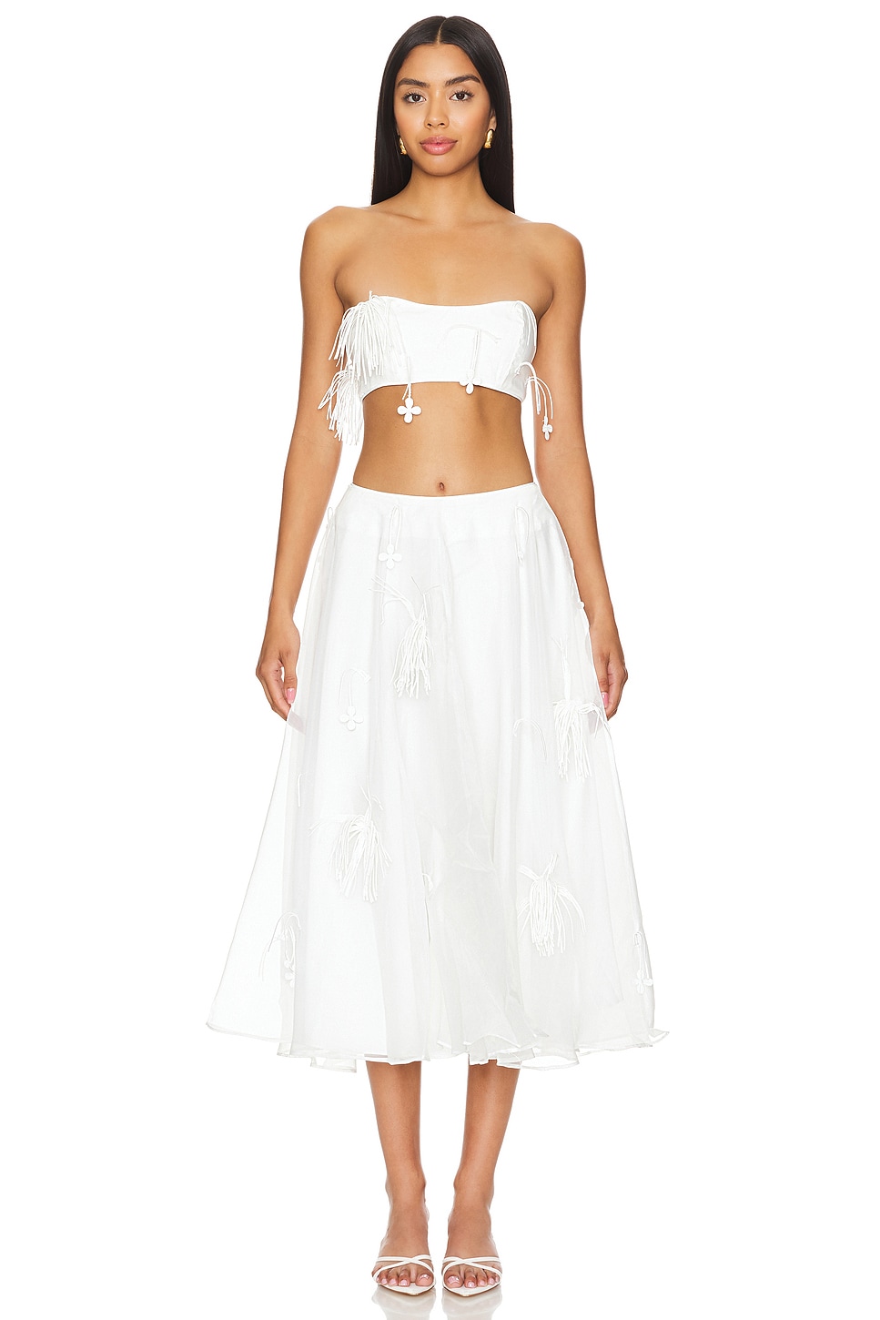 BARDOT Marcelle Midi Skirt Plush
