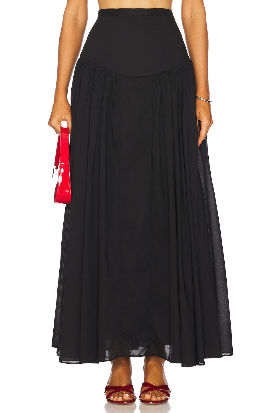 Amorette Cotton Maxi Skirt