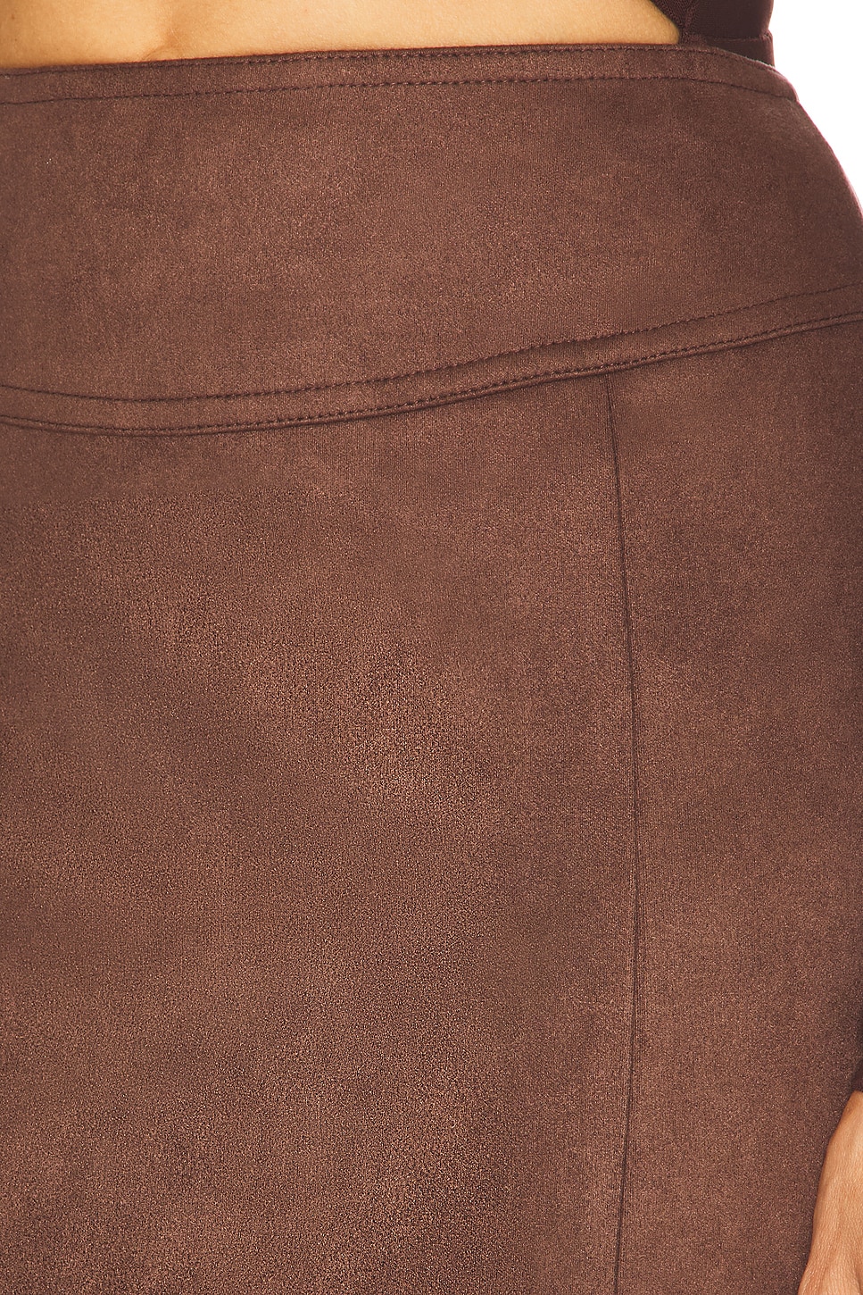 Dante Faux Suede Midi Skirt