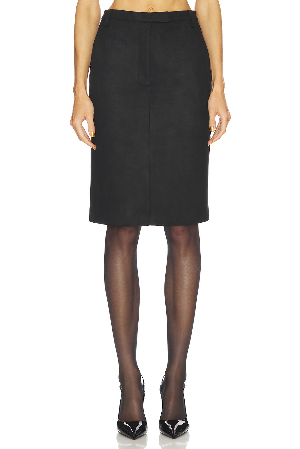 Phenix Faux Suede Skirt - thumbnail 2