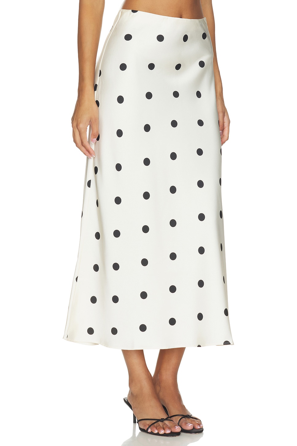 Pheobe Satin Midi Skirt - thumbnail 3