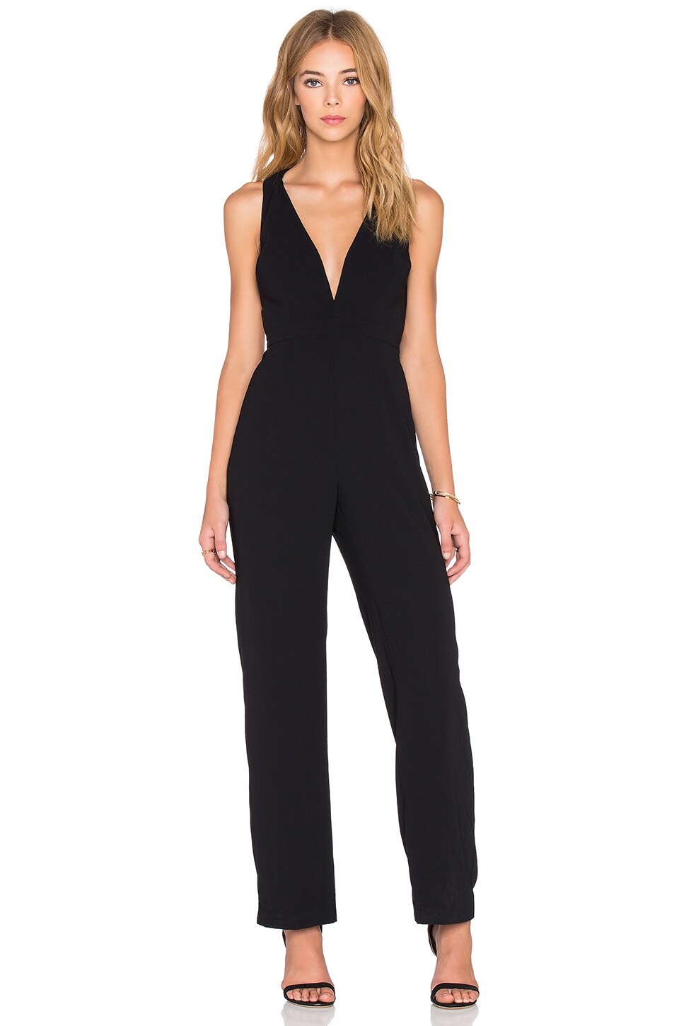 Bardot Pascal Jumpsuit in Black | REVOLVE