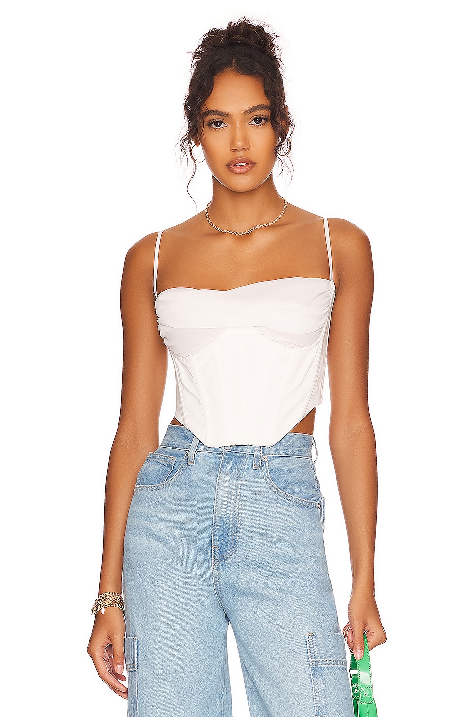 Bardot Femme Corset Top in Orchid White | REVOLVE