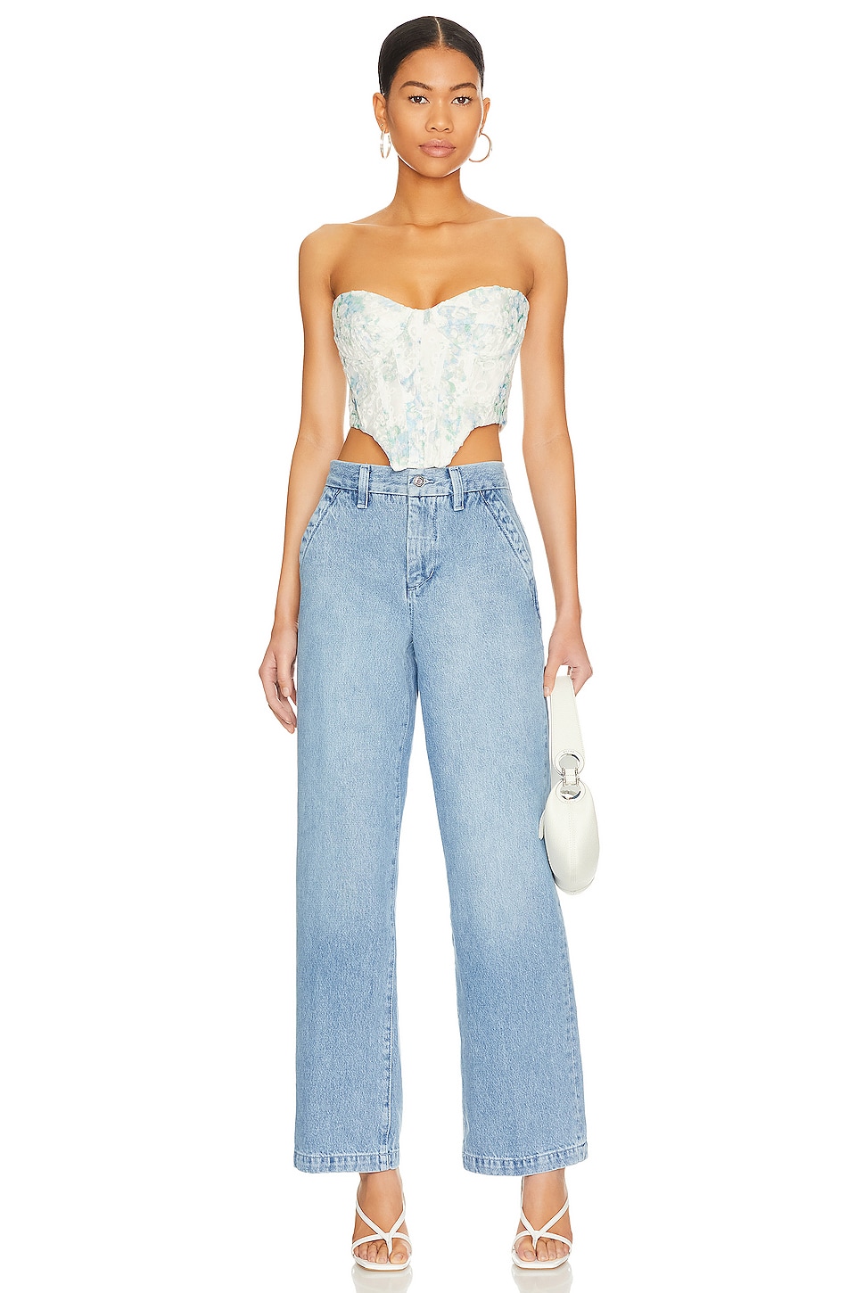 Lila Bustier Top