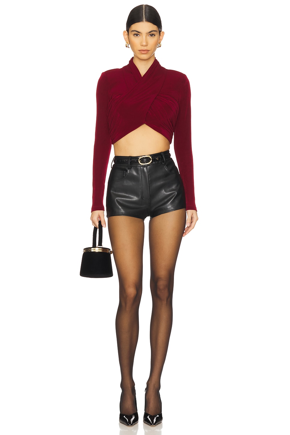 Wren Wrap Knit Top