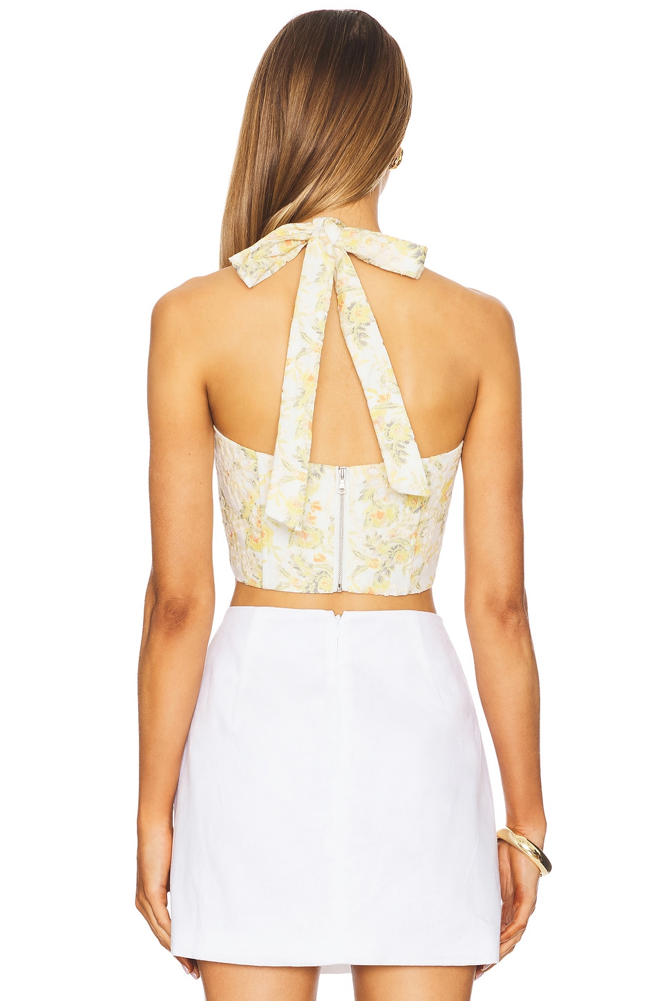 BARDOT Pollie Halter Corset Top thumbnail