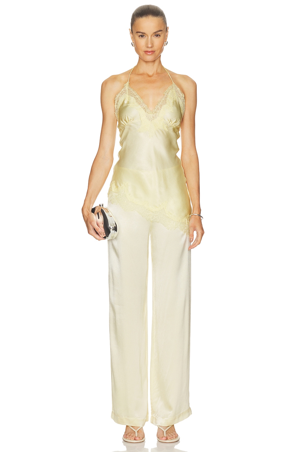 3d flower dress Simone Floral Maxi AW-PD-10707 Sparkly Handmade Crystals Women Size:Coat Size 40 and a stunning split