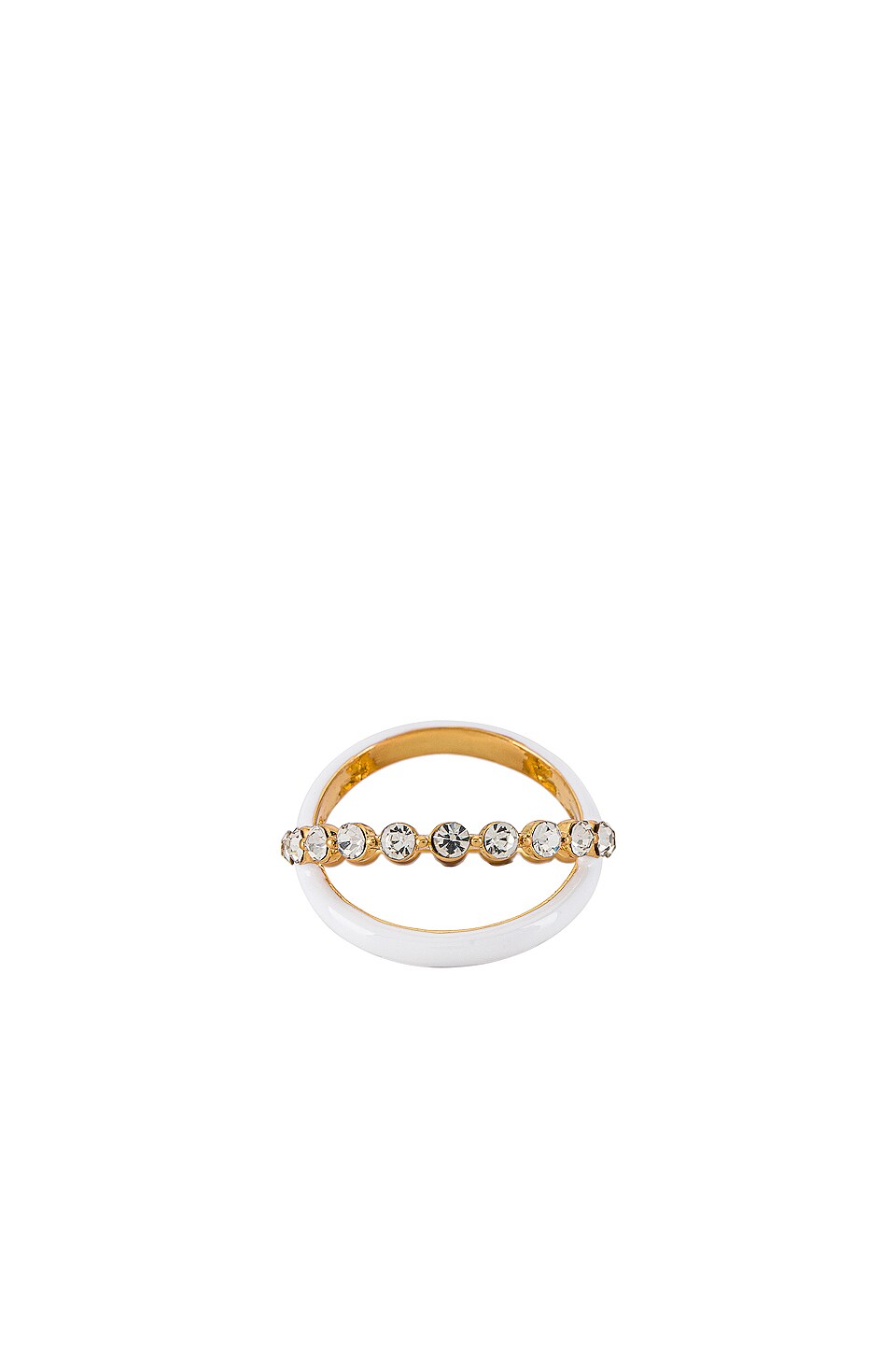 BaubleBar Frankie Ring in White