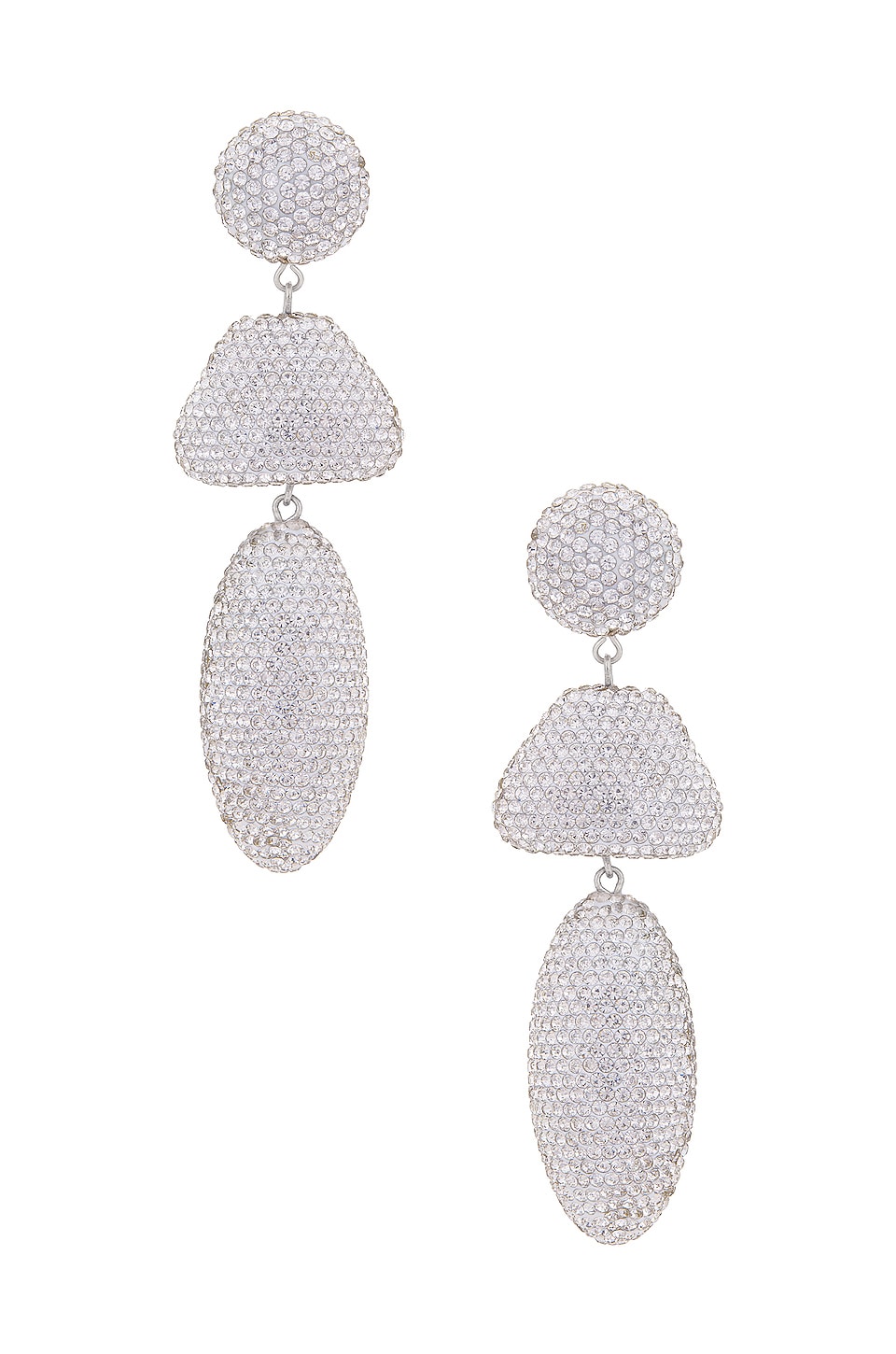 BaubleBar Reagan Earrings in Silver | REVOLVE