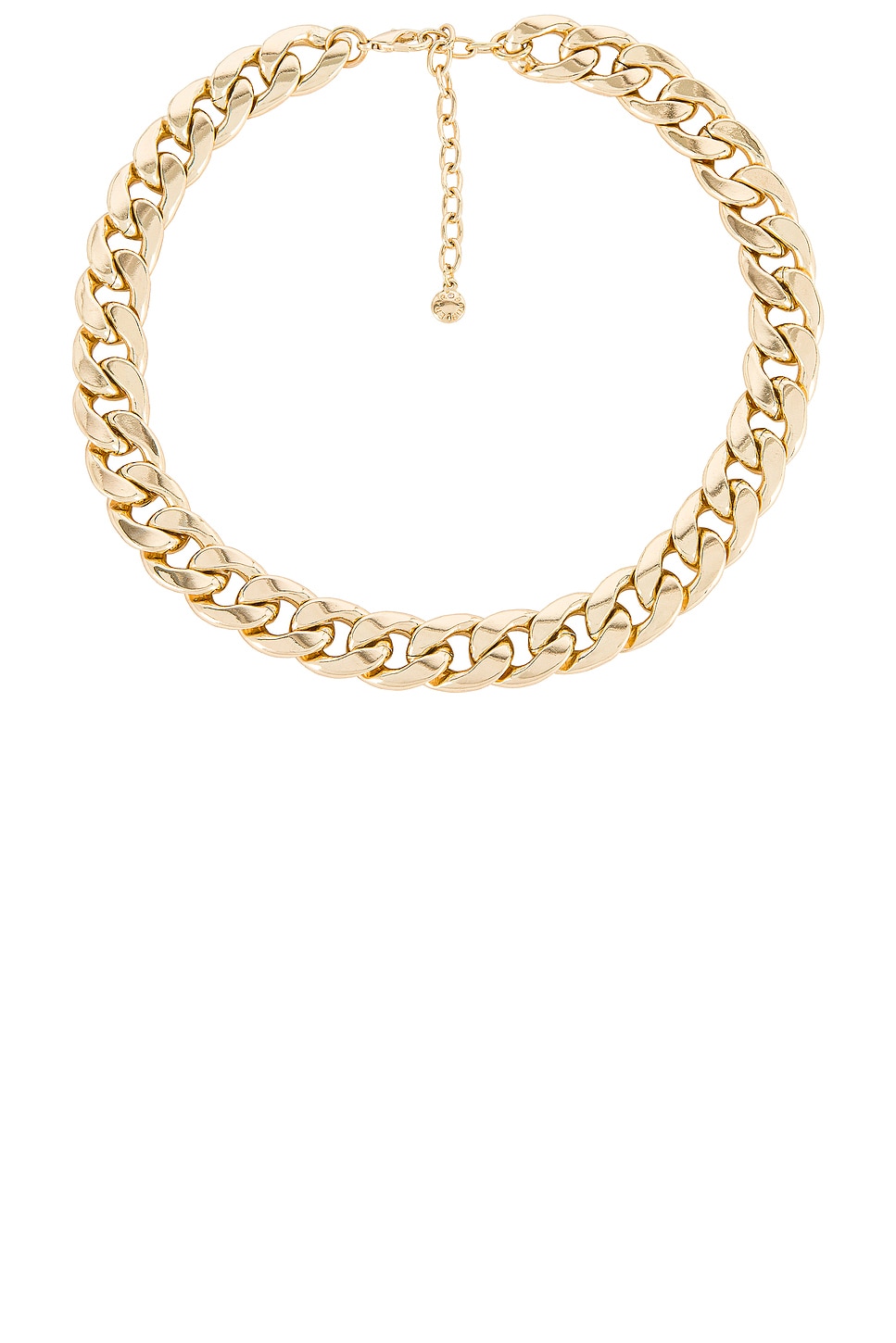 BaubleBar Michaela Curb Chain Necklace in Gold | REVOLVE