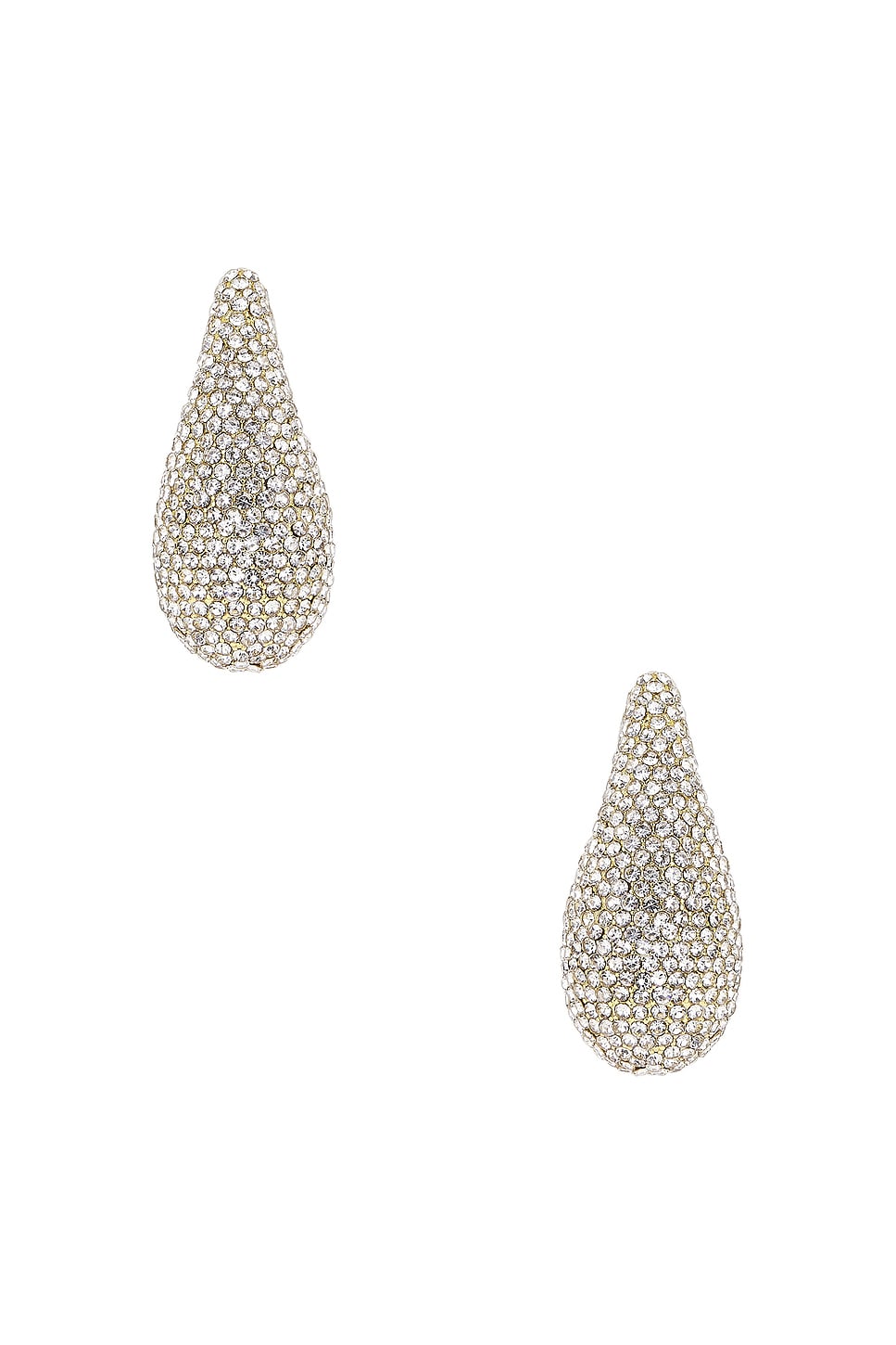 BaubleBar Ella Earrings in Rhinestone in Clear | REVOLVE