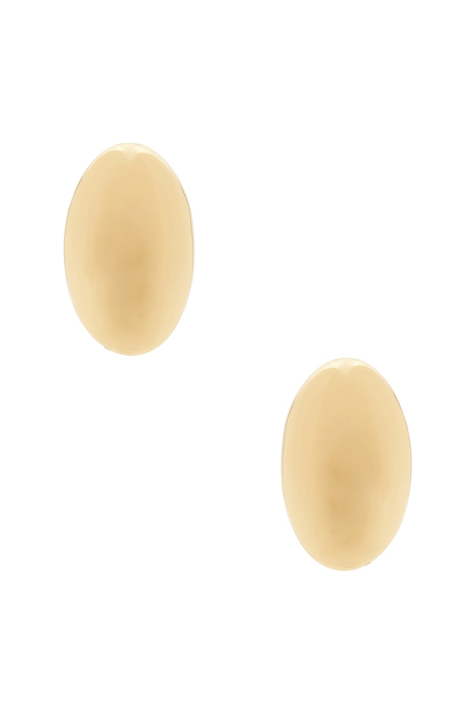 Oval Statement Stud Earrings