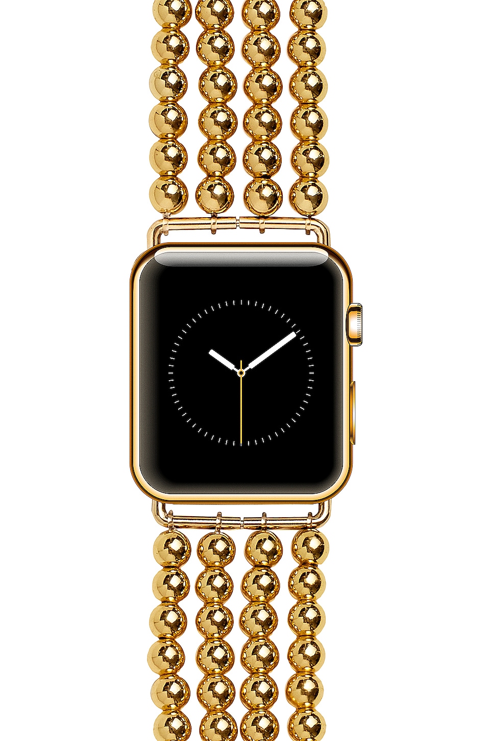 BaubleBar Beaded Apple Watch Band in Gold REVOLVE