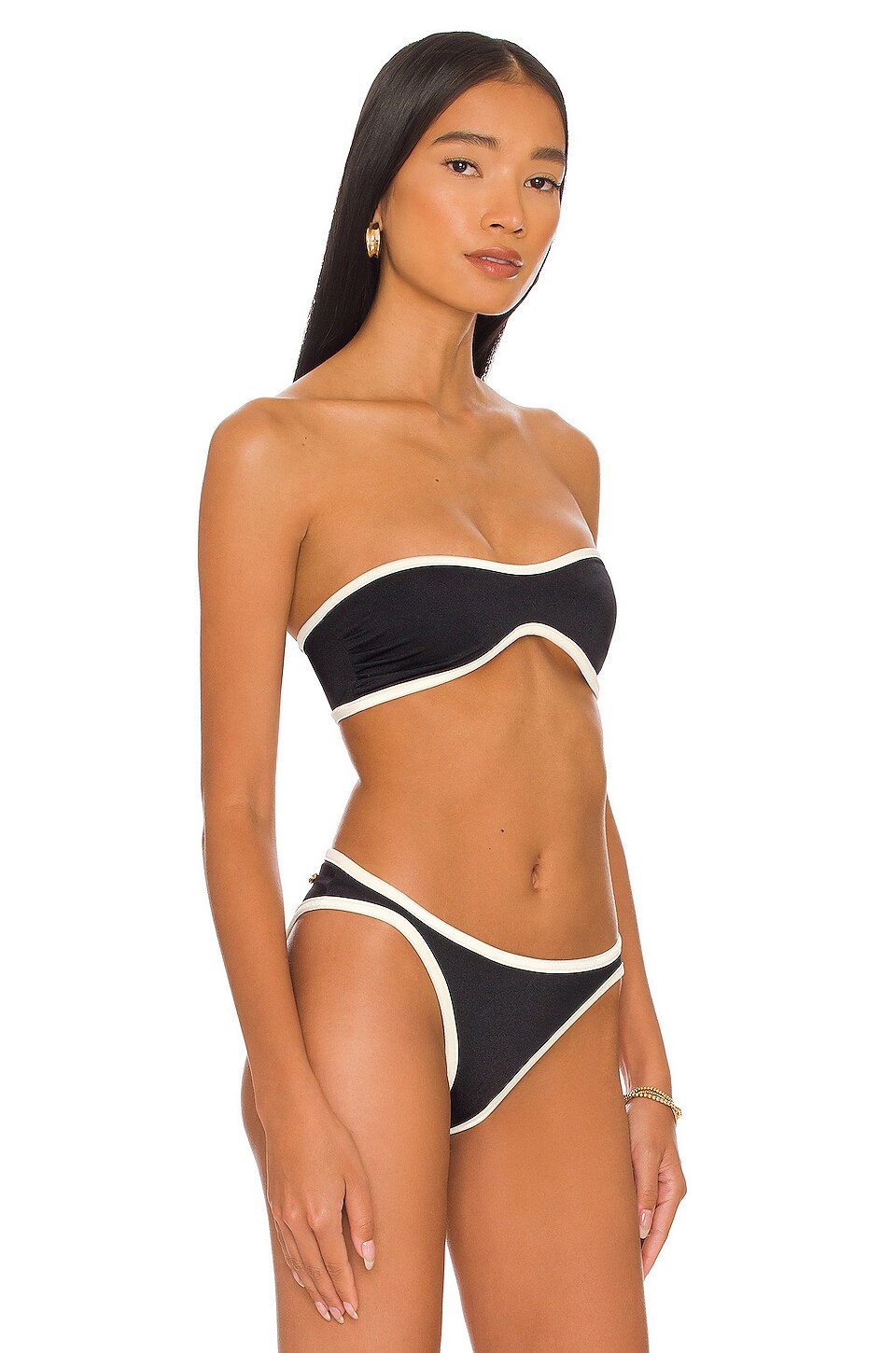 Baobab Zambo Bikini Top in Black