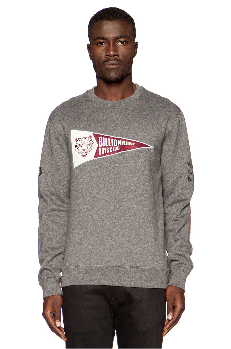 billionaire boys club pennant sweatshirt