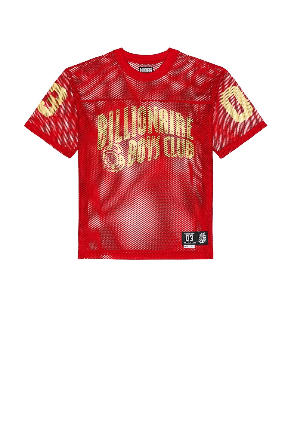 Billionaire Boys Club Varsity Football Jersey in Red | REVOLVE