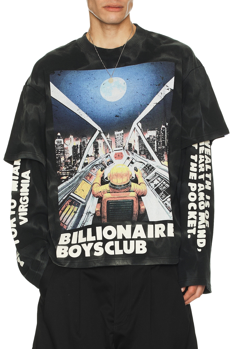 Billionaire Boys Club Arrival Long Sleeve Tee in Black | REVOLVE