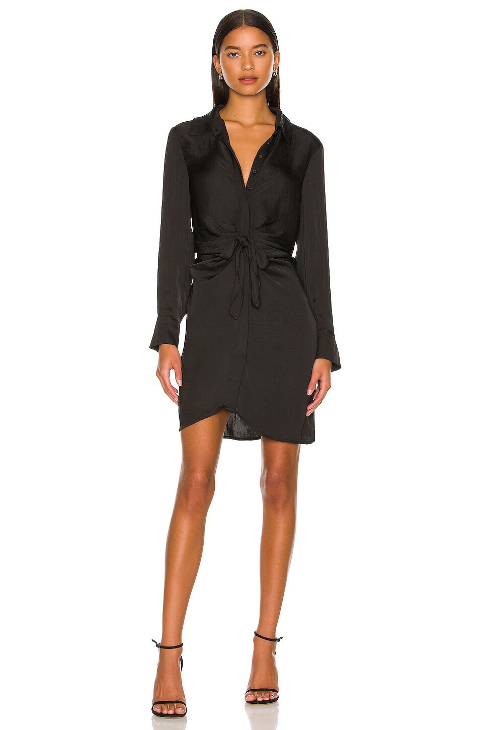 Steve Madden Tie Curious Dress in Black 