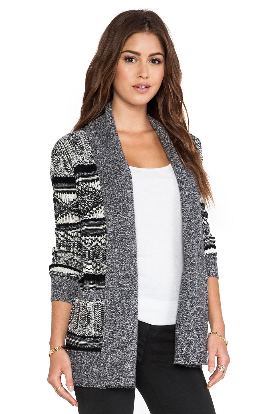 Steve Madden Fay Cardigan in Grey