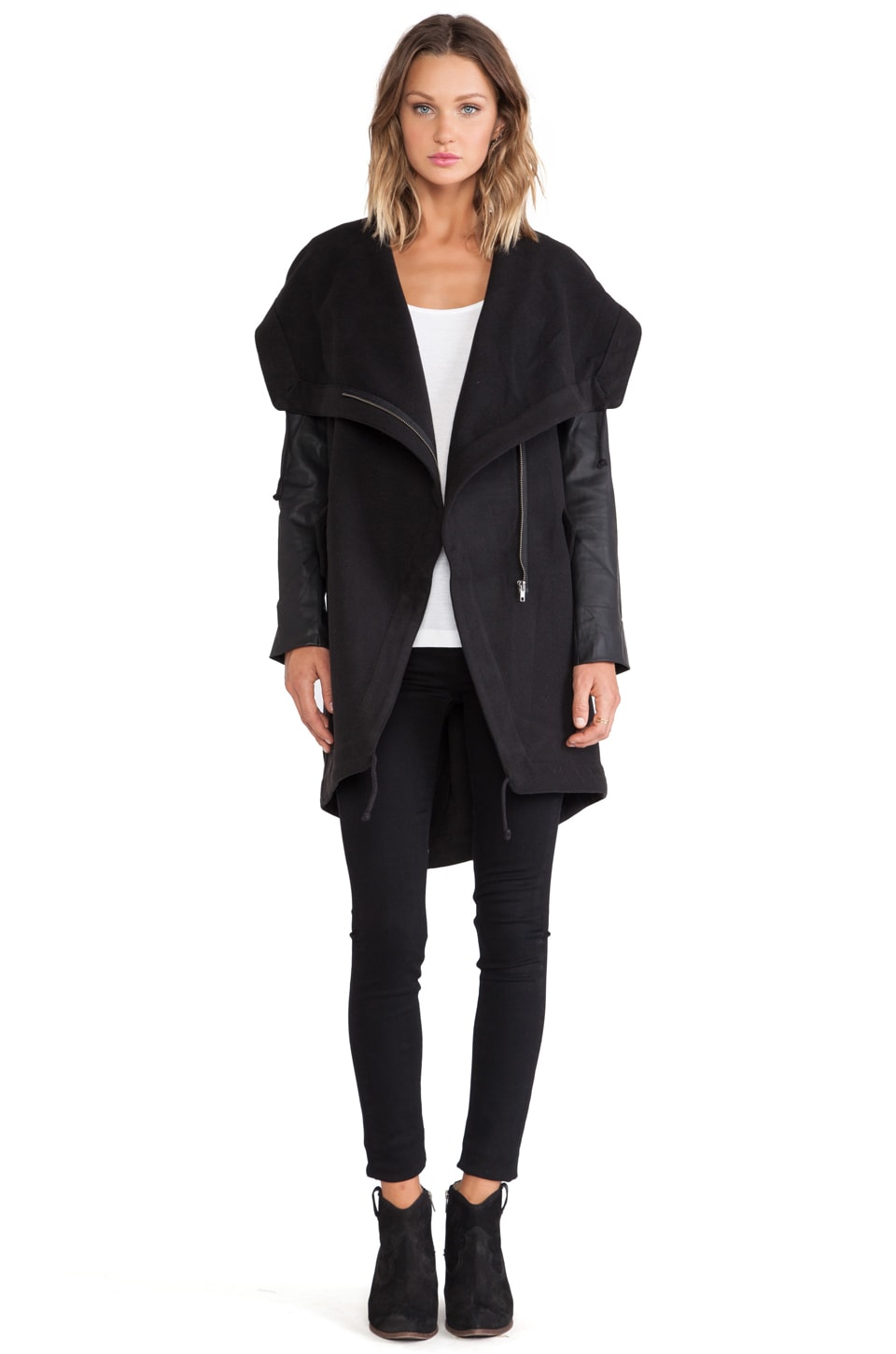 Image 1 of Meilani Drape Front Jacket