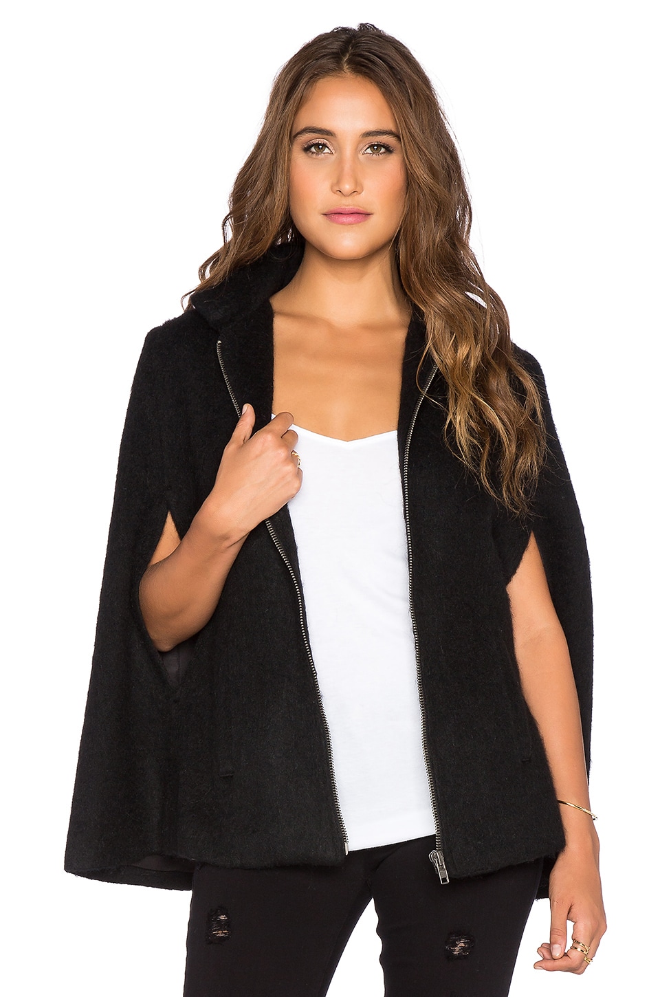 Steve Madden Zoey Cape in Black | REVOLVE