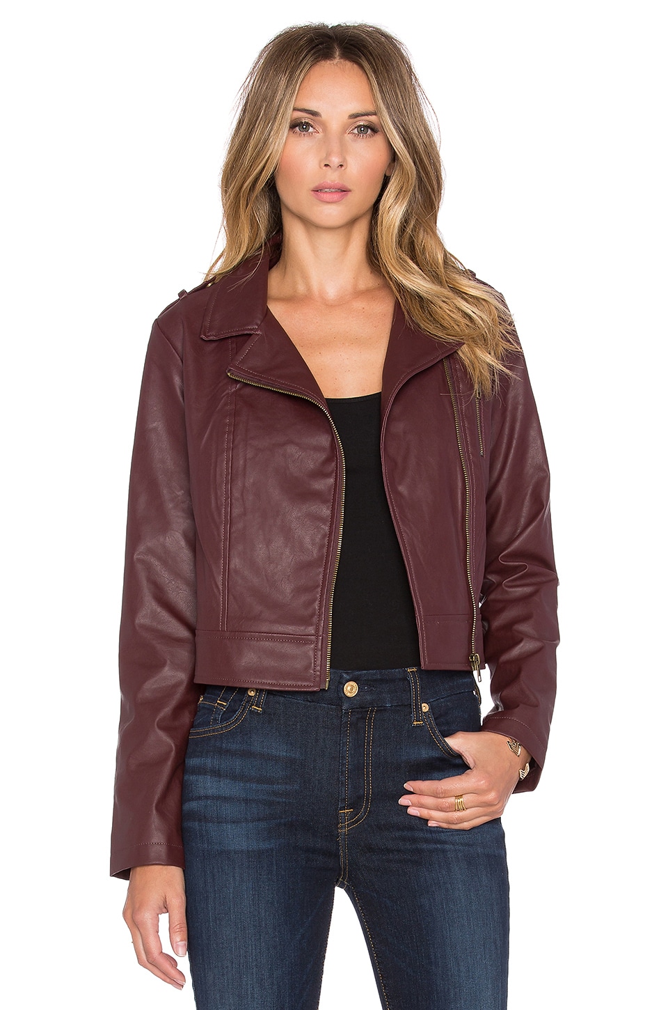 Steve Madden Berger Jacket in Dark Berry | REVOLVE