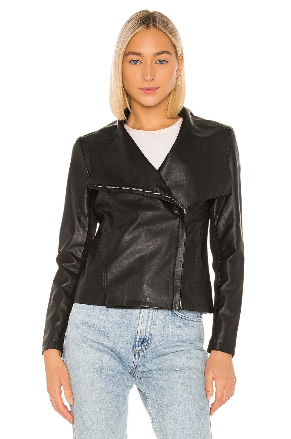 BB Dakota by Steve Madden Up To Speed Vegan Leather Jacket in Black ...