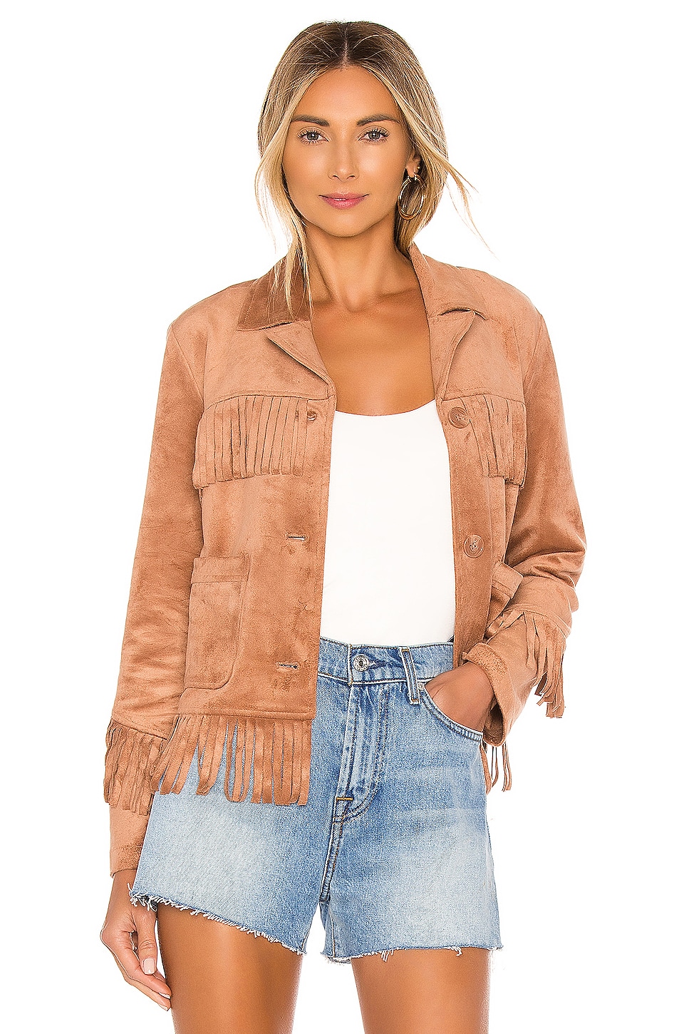 revolve fringe jacket