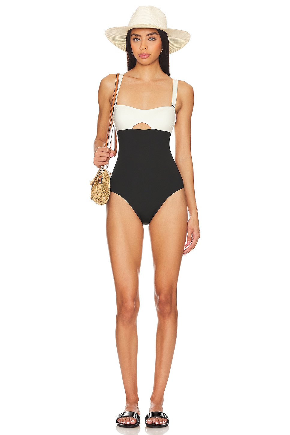 Bondi Born Goldie One Piece in Porcelain | REVOLVE