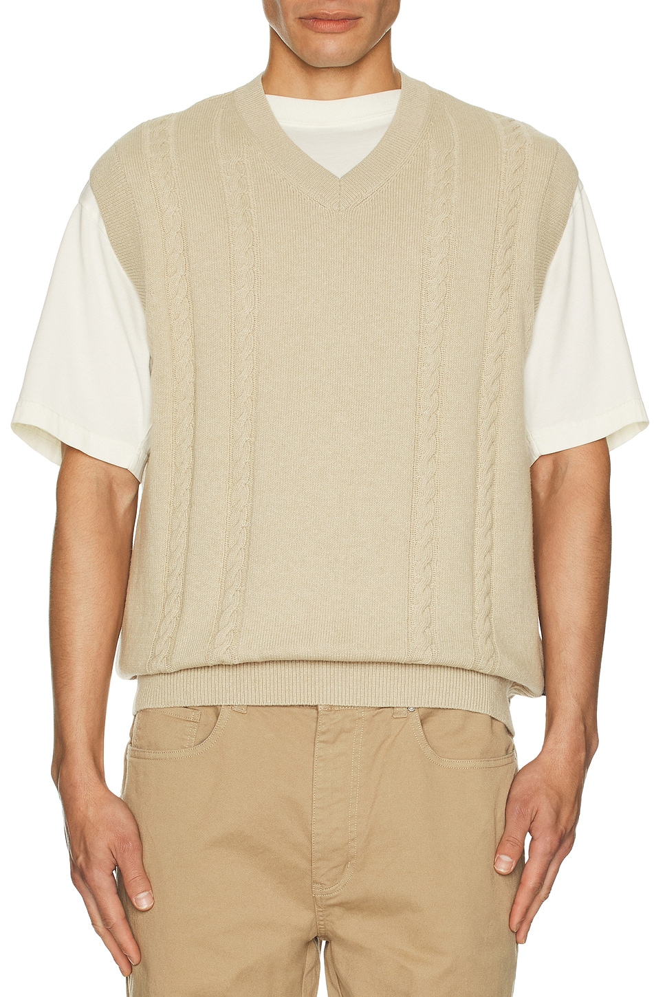 Navar Knitted Vest - Thumbnail 3