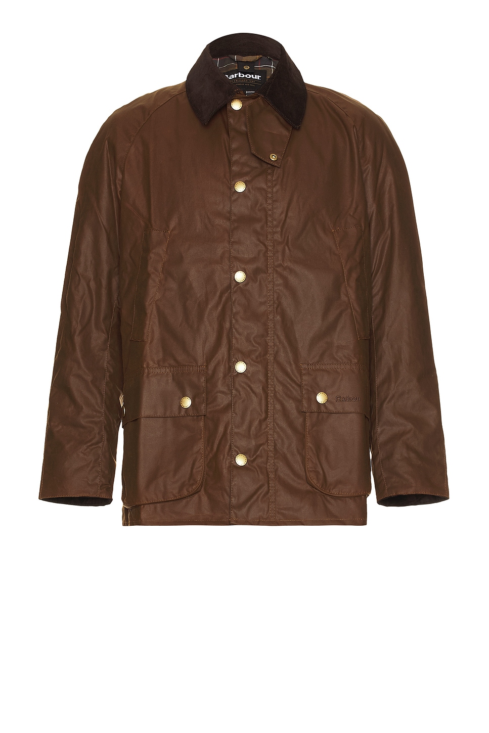 Barbour Ashby Wax Jacket in Bark REVOLVE